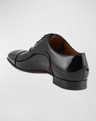 Greggo - Lace-up shoes - Patent calf leather - Black - Christian