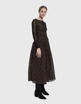 Thumbnail for your product : Creatures of Comfort Vicco Sheer Polka Dot Dress