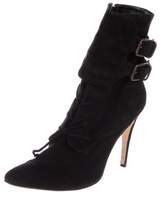 Thumbnail for your product : Manolo Blahnik Secunda Suede Boots