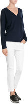 Thumbnail for your product : 7 For All Mankind Cropped Straight Leg Jeans