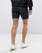 Thumbnail for your product : Solid Denim Shorts In Dark Wash