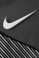 Thumbnail for your product : Nike + Naomi Osaka Paneled Mesh And Striped Stretch-jersey Tennis Dress - Black