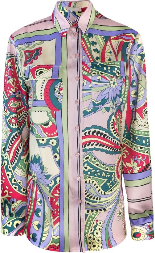 Liu Jo Printed Satin Shirt