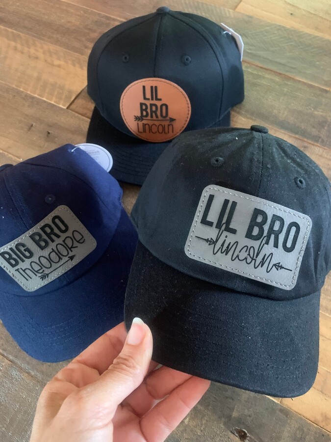 Matching Big Bro Lil Trucker Hats Sibling Caps