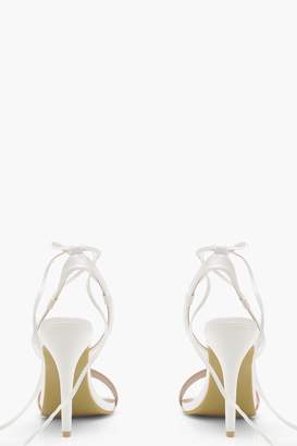 boohoo Wrap Strap Detail Barely There Sandals