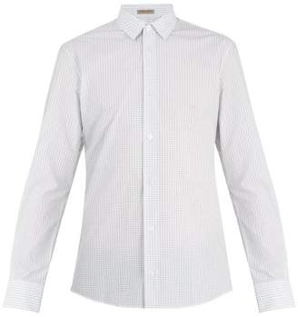 Bottega Veneta Single-cuff checked cotton shirt