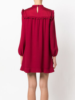 RED Valentino frilled dress
