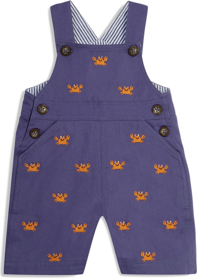 JOJO MAMAN BEBE Crab Embroidered Dungarees Overalls ShopStyle