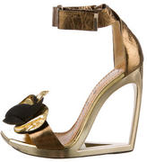 Thumbnail for your product : Lanvin Cutout Wedge Sandals