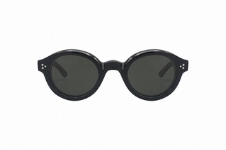 Lesca Corbs Round Frame Sunglasses