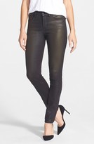 Thumbnail for your product : NYDJ 'Alina' Coated Stretch Skinny Jeans (Bronze) (Petite)