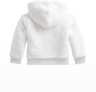 Ralph Lauren Kids Girl's Logo Applique Hooded Jacket, Size 2T-4T