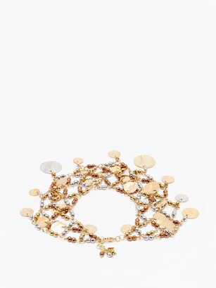 Rosantica Gitana Beaded Ankle Bracelet - Silver Gold