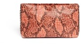 Thumbnail for your product : Nobrand Faux python clutch