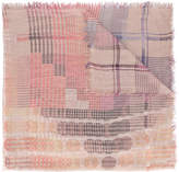 Thumbnail for your product : Faliero Sarti check and circle pattern scarf