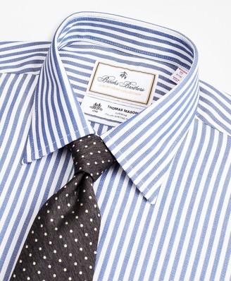 Brooks Brothers Luxury Collection Madison Classic-Fit Dress Shirt, Franklin Spread Collar Bengal Stripe