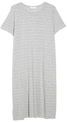 Vince Camuto Delicate Stripe T-Shirt Dress