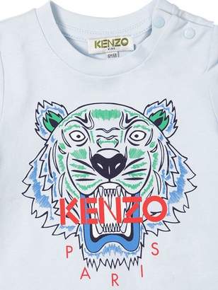 Kenzo Tiger Printed Cotton Jersey T-Shirt