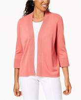 Thumbnail for your product : JM Collection Open-Front Bell Sleeve Cardigan, Created for Macy's