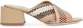 Thumbnail for your product : Burberry Woven-Effect Block Heel Sandals