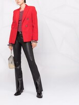 Thumbnail for your product : Pinko Contrasting Cuffs Striped Knitted Top