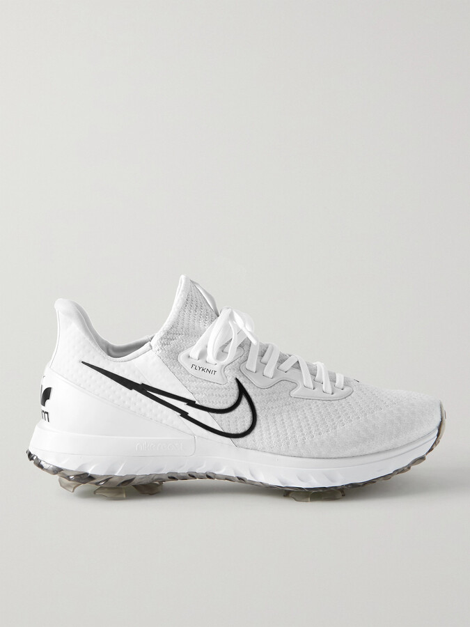 Nike Golf Air Zoom Infinity Tour RubberTrimmed Flyknit Golf Shoes