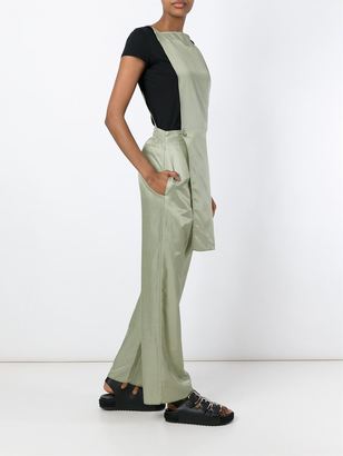 MM6 MAISON MARGIELA detachable apron jumpsuit - women - Cotton/Cupro/Viscose - 42