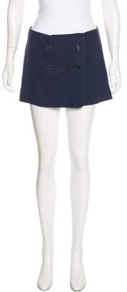 Gucci Button-Up Mini Skirt