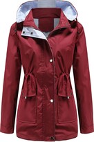 red waterproof parka