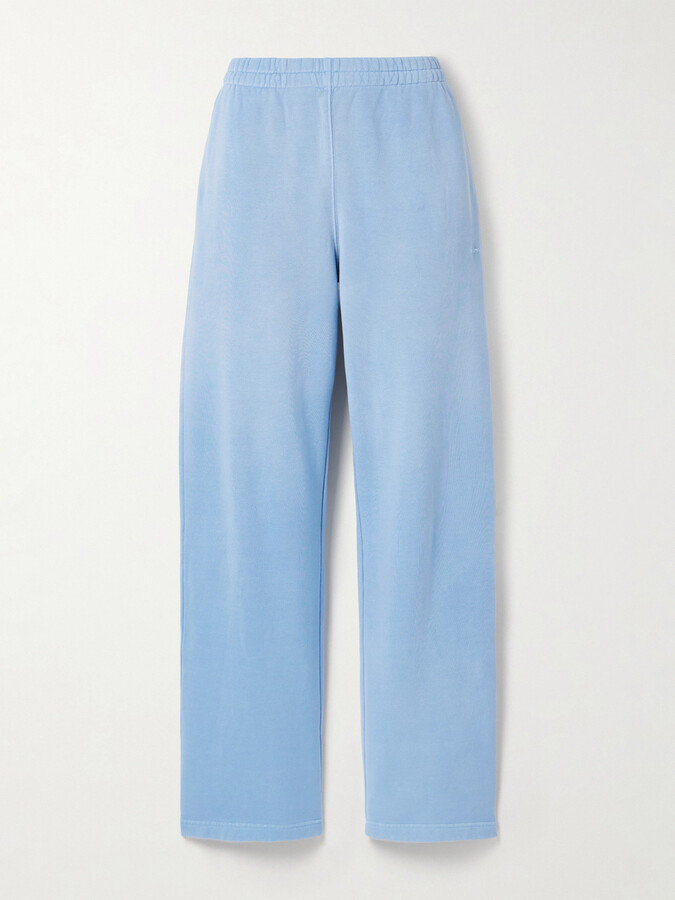 SKIMS - French Terry Low Rise Straight Leg Pants - Blue Bell