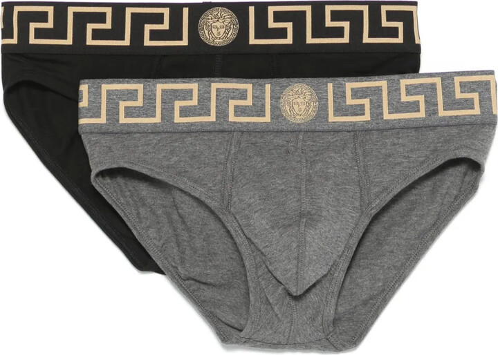 Versace Greca Border briefs (pack of two)