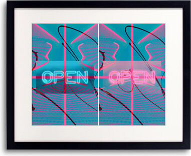 Made & Curated When Love Comes Around by Kevin Quinn - Framed Fine Graphic Art on Paper