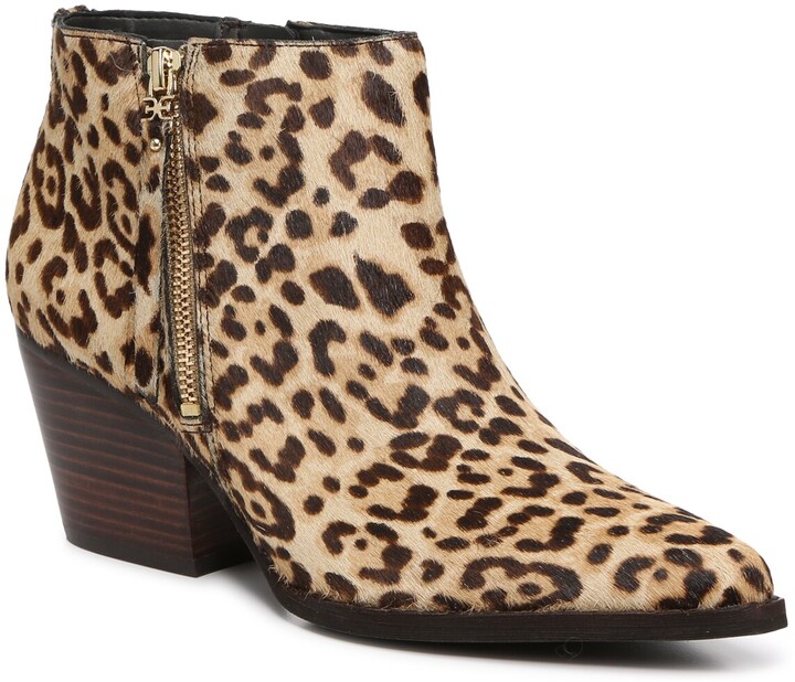 sam edelman booties leopard