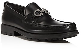 Ferragamo Men's David Leather Loafers - Wide