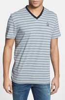 Thumbnail for your product : Psycho Bunny Stripe V-Neck T-Shirt