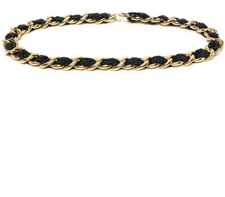Chanel Pre Owned 1996 Interwoven Chain-Link Belt - ShopStyle