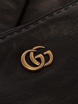 Thumbnail for your product : Gucci black Maya GG leather gloves