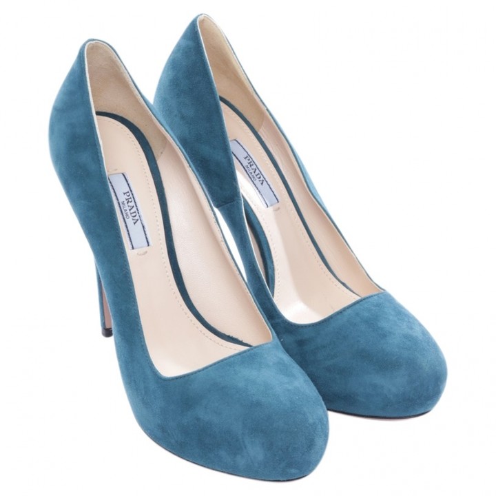Prada Blue Pumps | Shop the world's largest collection of fashion |  ShopStyle