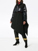 Thumbnail for your product : Unravel Project Asymmetric Padded Feather and Cotton Coat