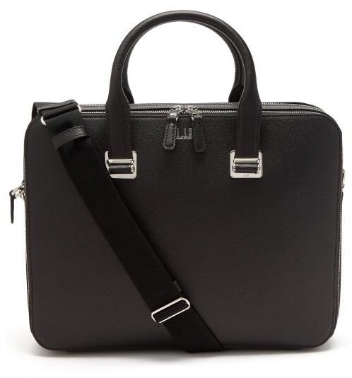 Dunhill Cadogan Full-grain Leather Briefcase - Black - ShopStyle