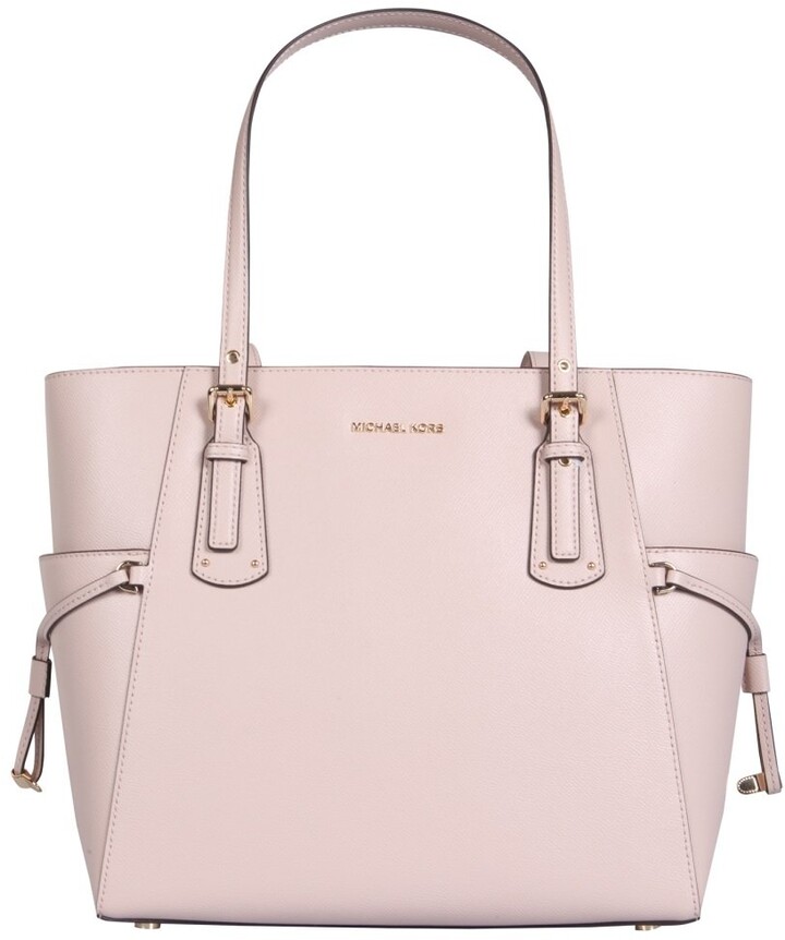 voyager small crossgrain leather tote bag