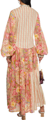 Anjuna Luella Patchwork Printed Cotton-voile Maxi Dress