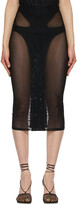 Thumbnail for your product : Dion Lee Black Powertulle Paneled Skirt