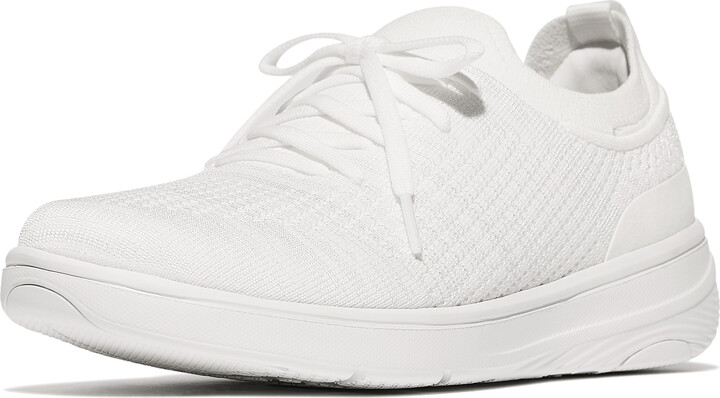 Fitflop Women's Super-Q Bow Knit Slip-On Laced Sneaker