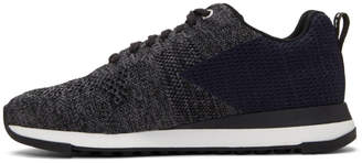 Paul Smith Black and Blue Rapid Sneakers