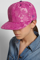 Thumbnail for your product : House of Holland New Era lace-appliquéd voile baseball cap
