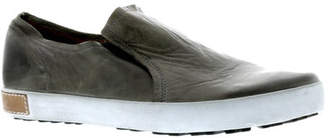 Blackstone Men's JM08 Slip On Sneaker - Charcoal Full Grain Leather Sneakers