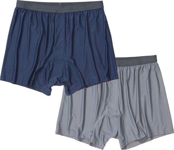 Exofficio ExOfficioGive-N-Go2.0BoxerShorts2-Pack-Small-Navy/SteelOnyx