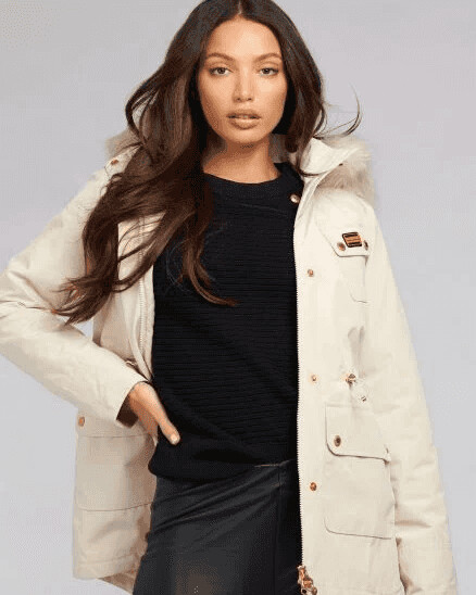 Barbour International Wanneroo Jacket 8, Colour: Champagne - ShopStyle
