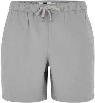 Topman Grey Canvas Shorts